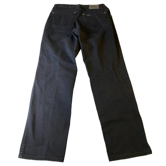 Harley Davidson Made in USA Black Relaxed Fit Jeans Men's Size 34x30 - Picture 1 of 10